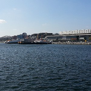 The port and Kiel Fjord