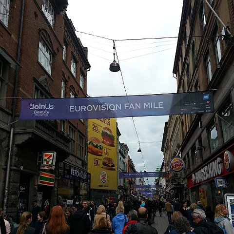 Strøget - Eurovision fan mile