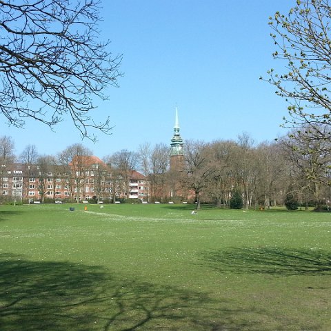 Havna og fjorden i Kiel