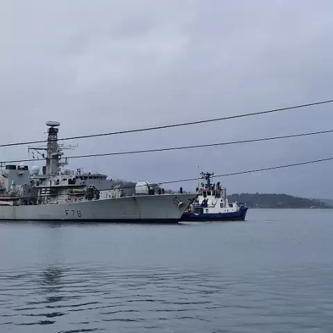 2 Type 23 frigates in Oslo, Norway