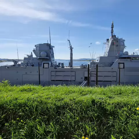 10 frigate FGS Sachsen Anhalt (F224) in Oslo