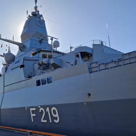 1 frigate FGS Sachsen (F219) in Oslo