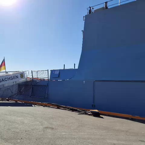 2 frigate FGS Sachsen (F219) in Oslo