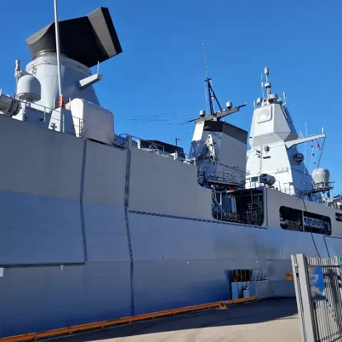 3 frigate FGS Sachsen (F219) in Oslo