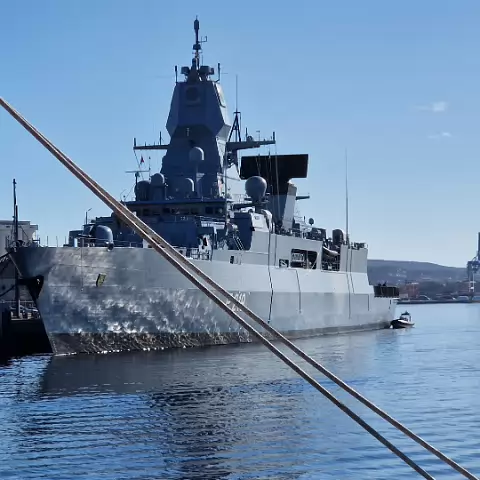 5 frigate FGS Sachsen (F219) in Oslo