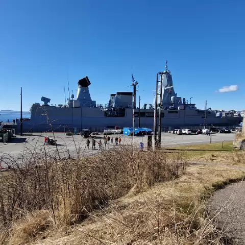 6 frigate FGS Sachsen (F219) in Oslo