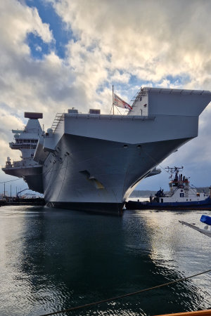 HMS Queen Elizabeth in Oslo