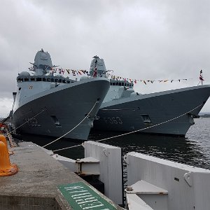 1 Iver Huitfeldt-klassen fregatter i Oslo