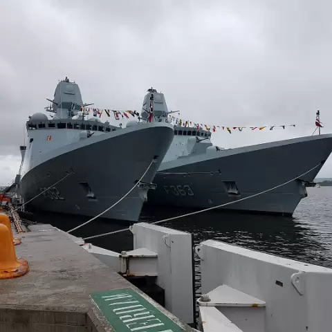 1 Iver Huitfeldt-class frigates in Oslo
