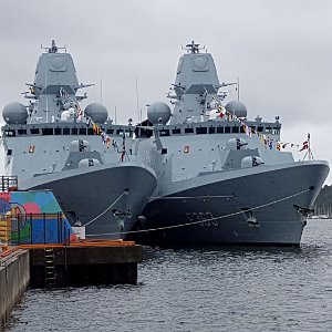 3 Iver Huitfeldt-klassen fregatter i Oslo