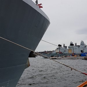 5 Iver Huitfeldt-class frigates in Oslo