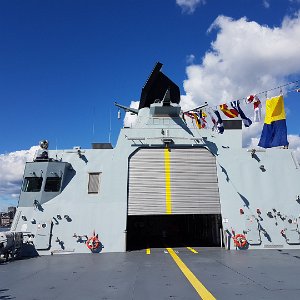 7 Iver Huitfeldt-class frigates in Oslo