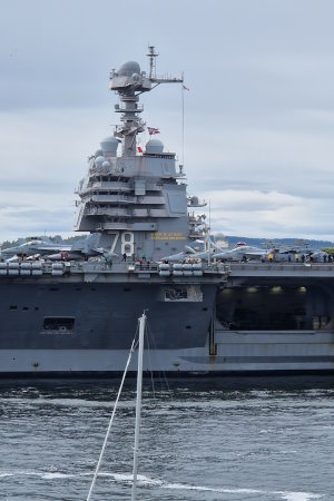 USS Gerald R. Ford in Oslo