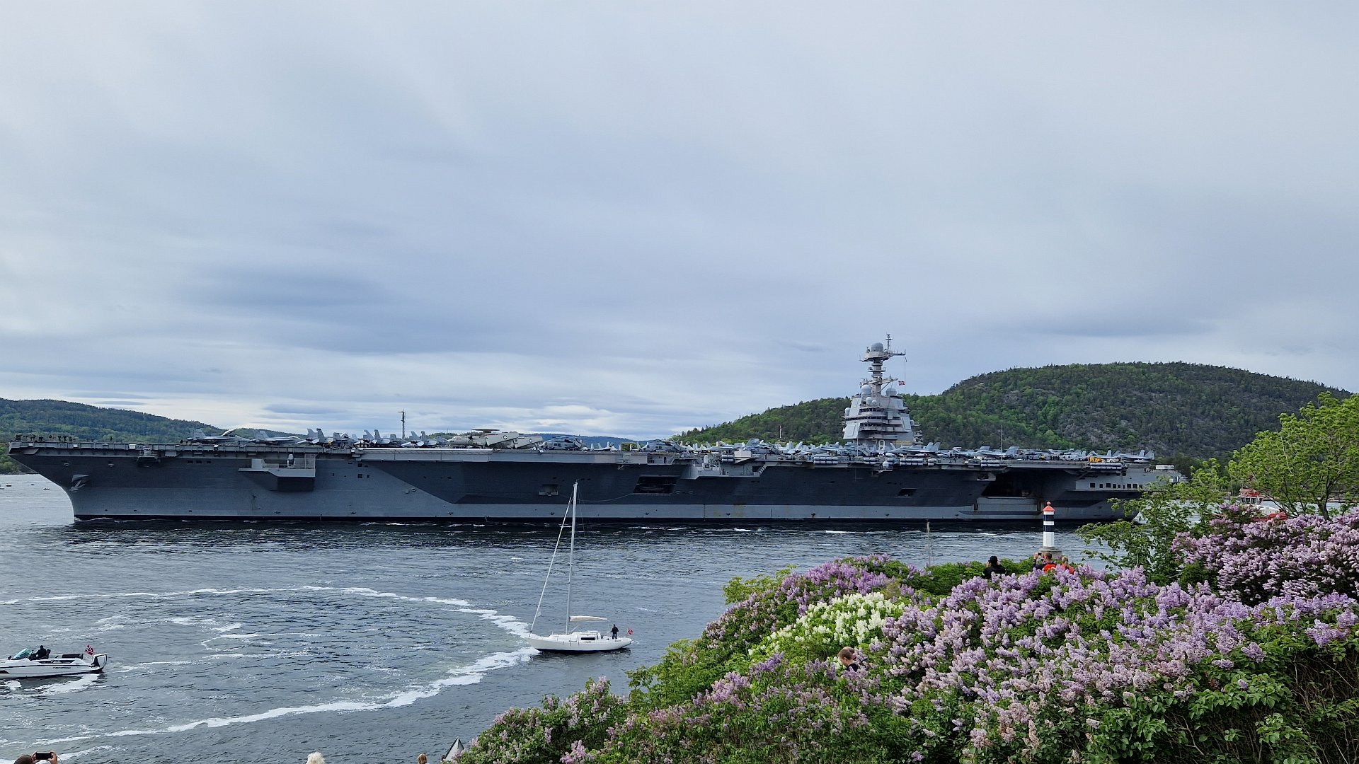 USS Gerald R. Ford in Oslo