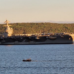 46 USS Gerald R. Ford (CVN-78) in Oslo, Norway