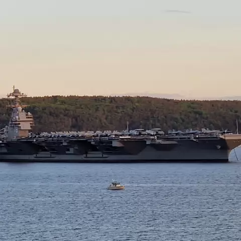 51 USS Gerald R. Ford (CVN-78) in Oslo, Norway