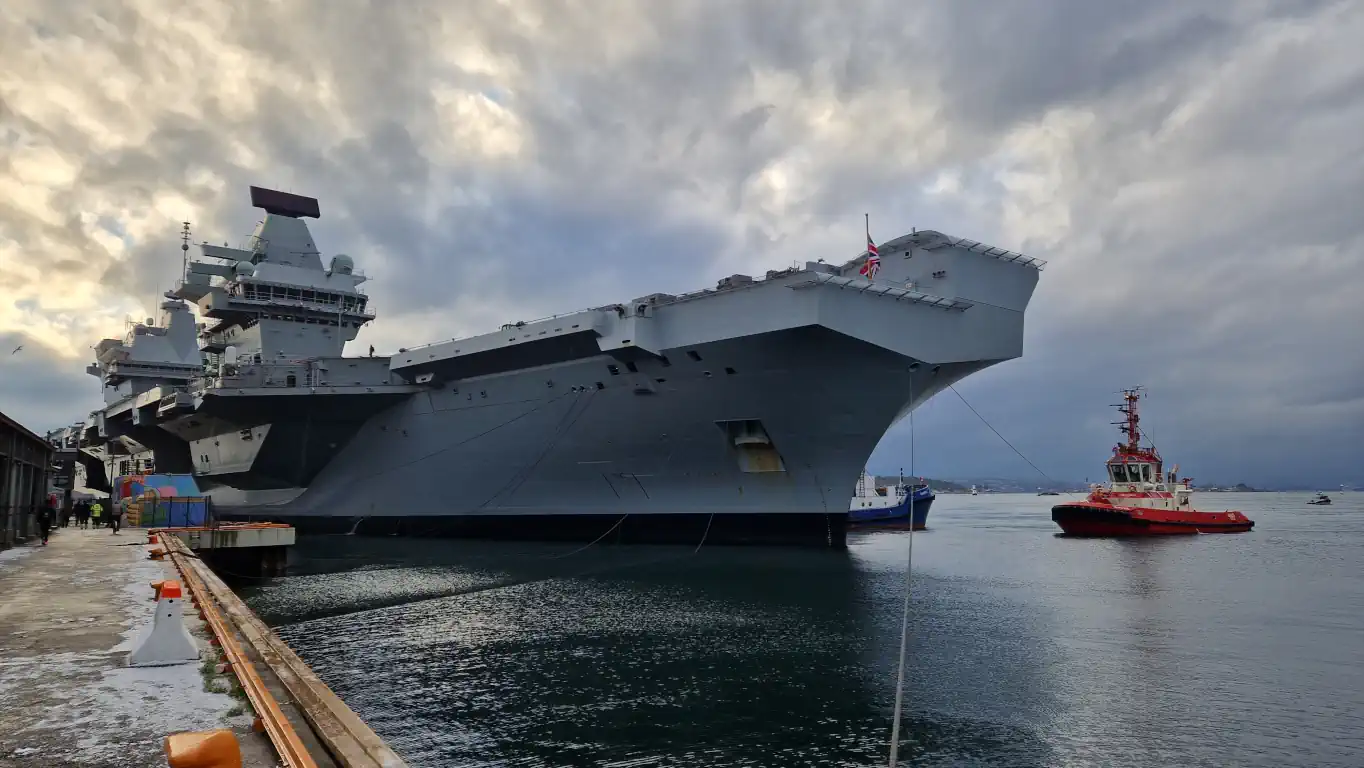 HMS Queen Elizabeth i Oslo