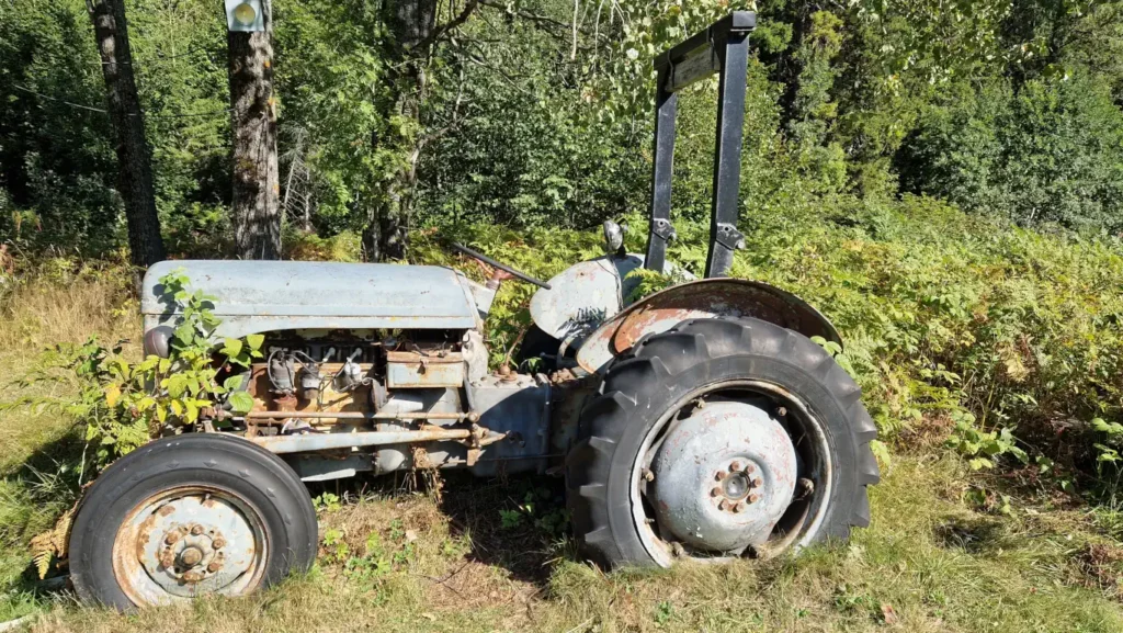 Traktor ved Kongens utsikt