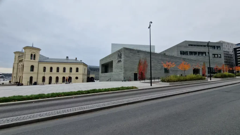 Nasjonalmuseet sett fra Dronning Mauds gate