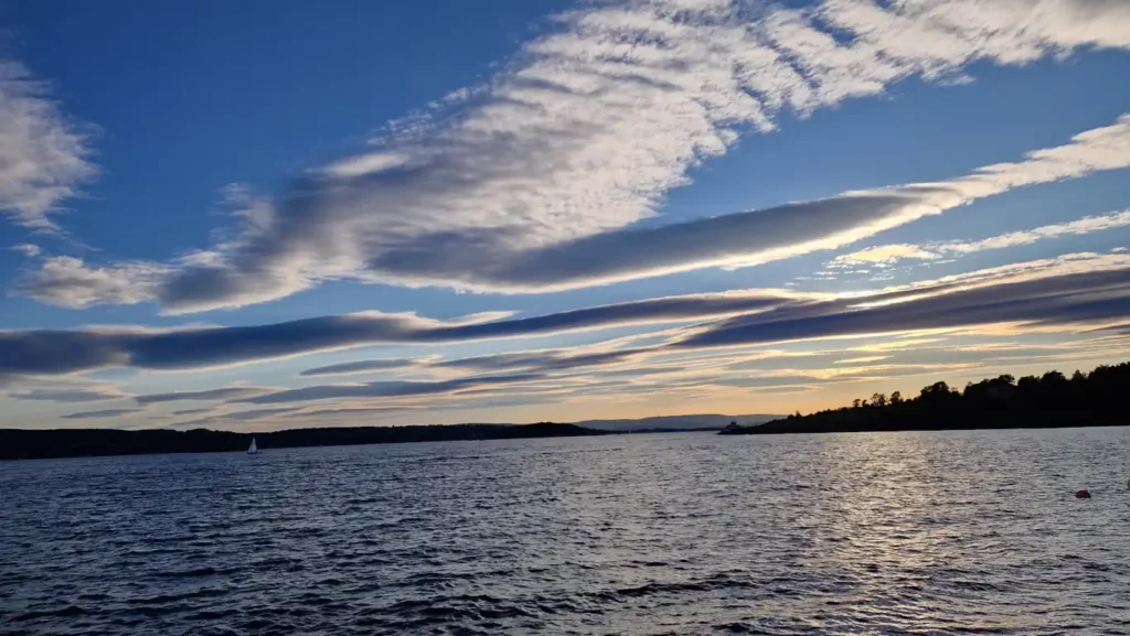 Solnedgang ved Malmøya Sør