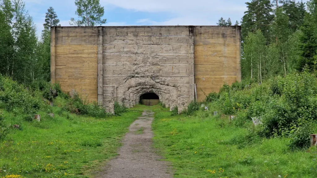 Stridsvognsskytebane i Trandumskogen