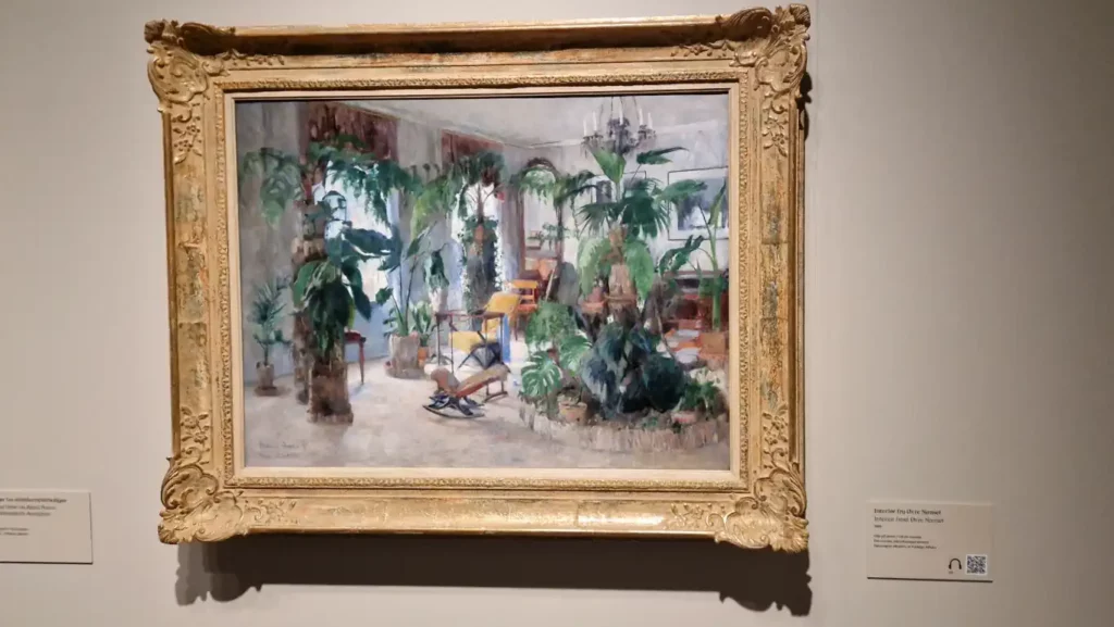 Interiør fra Øvre Nanset av Harriet Backer