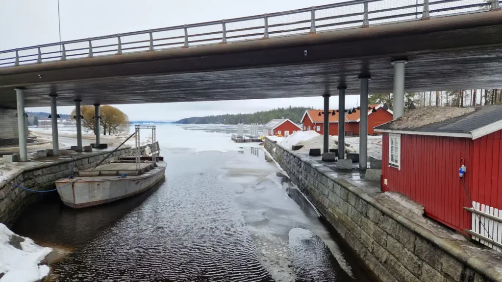 Ørje sluser og Rødenessjøen