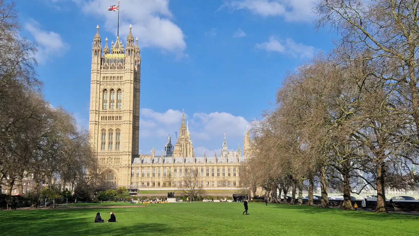 Hyde Park, Westminster Abbey, Big Ben og Whitehall