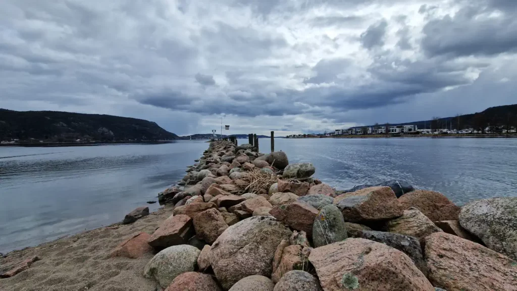 Svelvikstrømmen ved Verksøya