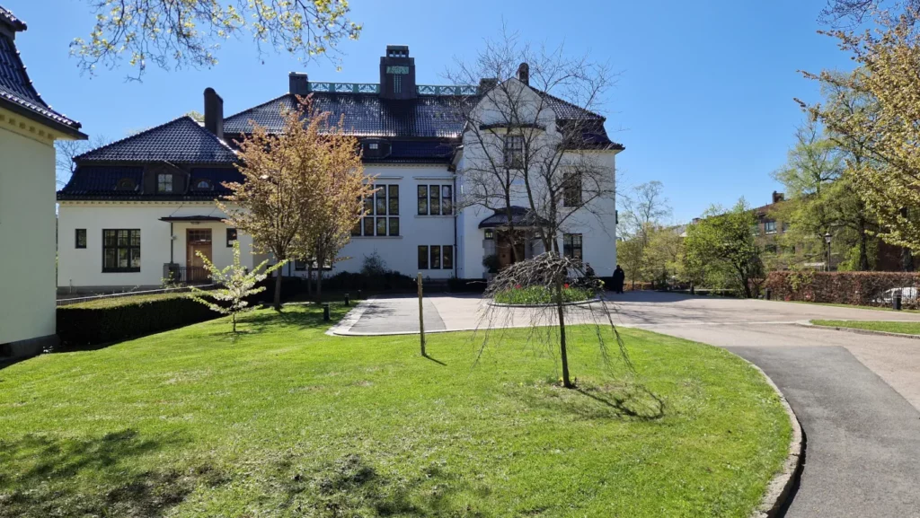 Hovedinngangen til Villa Otium