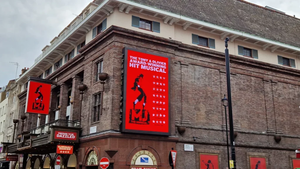 MJ The Musical på Prince Edward Theatre i Londons West End