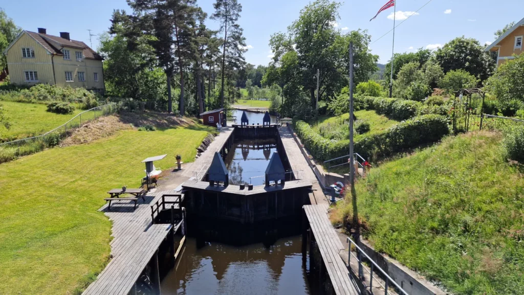 Strømsfoss sluser og slusekammer
