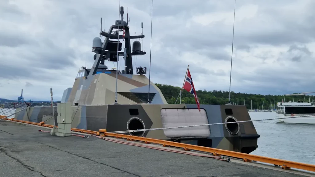 Akterenden på KNM Skjold
