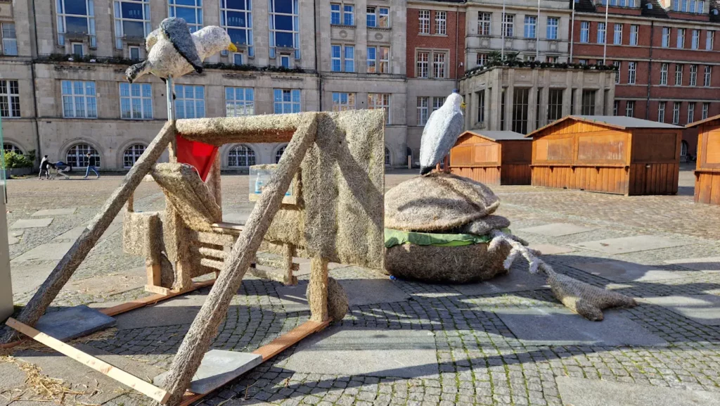 Strohfigur Laboe i kiel