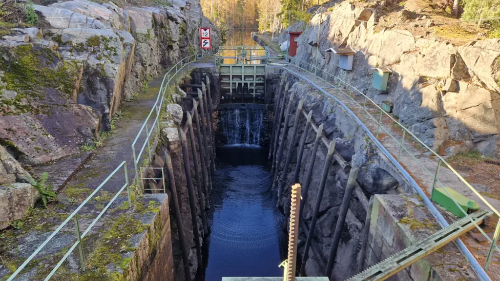 Nedre sluse i Töcksfors kanal