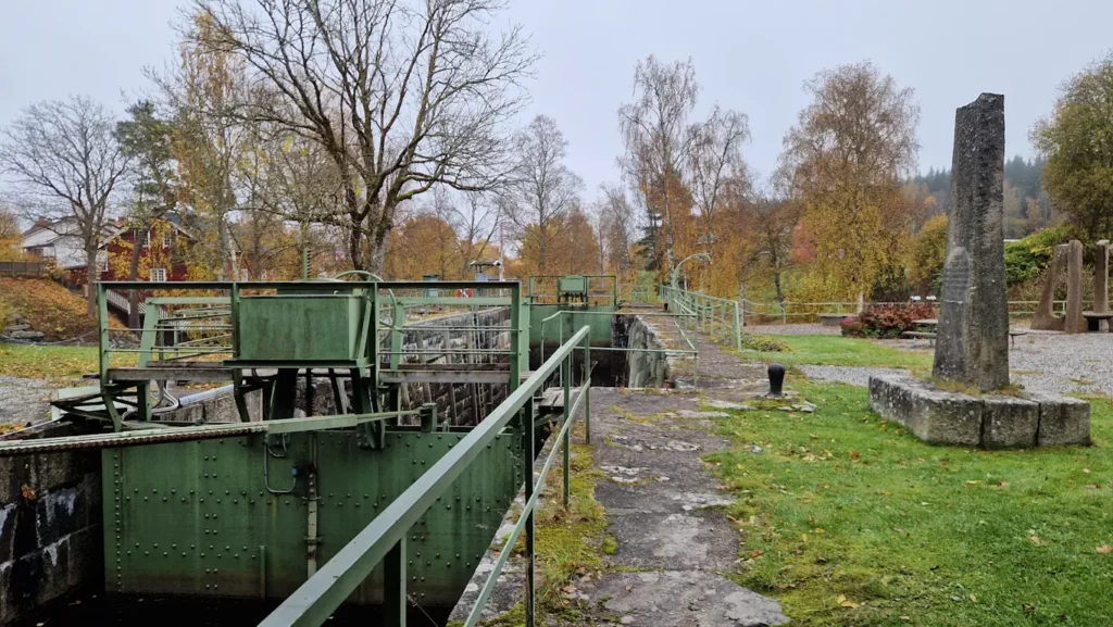 Töcksfors øvre slusestasjon