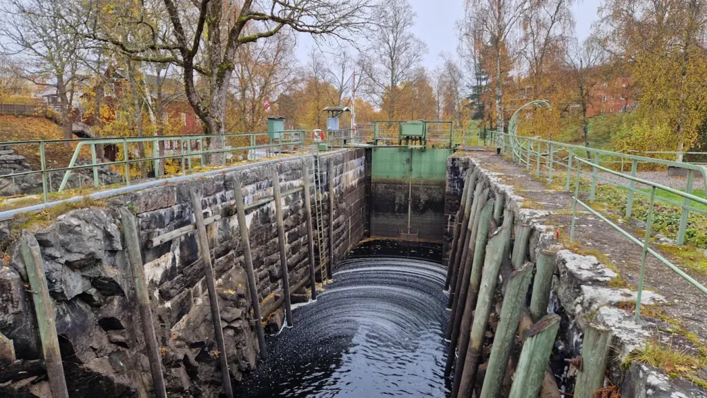 Töcksfors øvre sluse