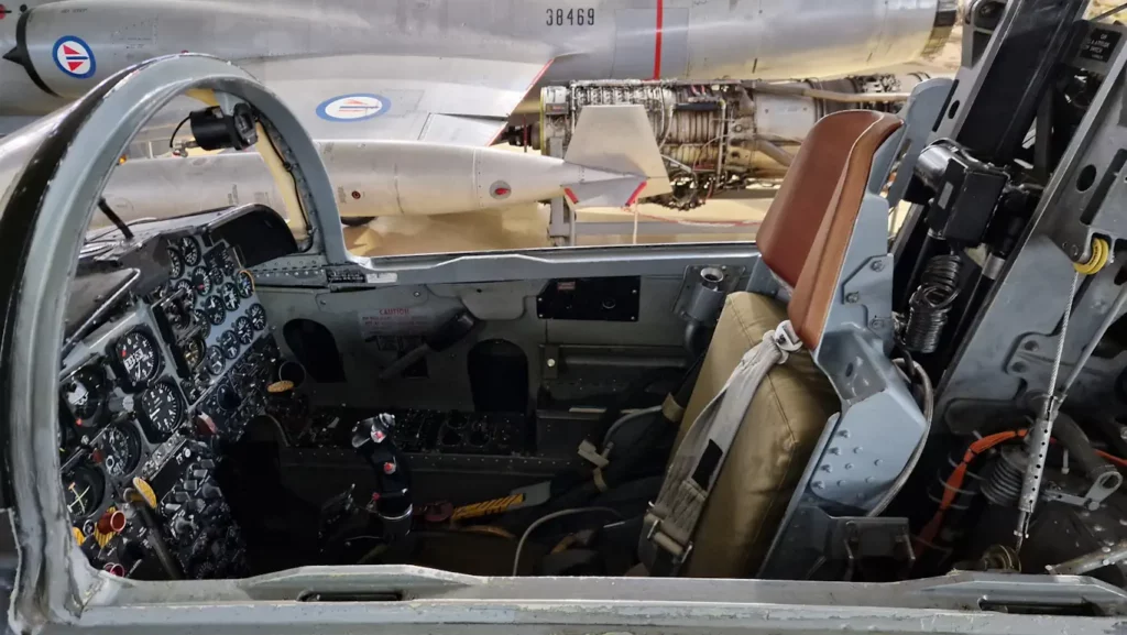 Cockpiten til Northrop F-5A(G)-30 Freedom Fighter