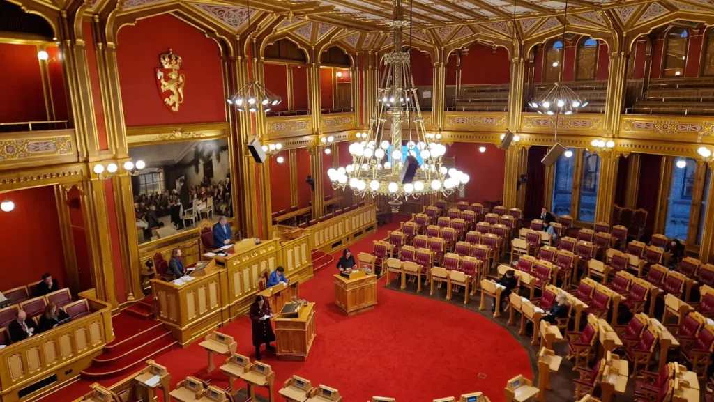 Debatt i Stortingssalen