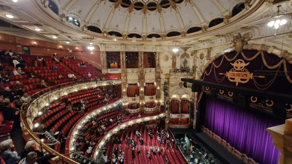 Edvardiansk interiør I London Coliseum