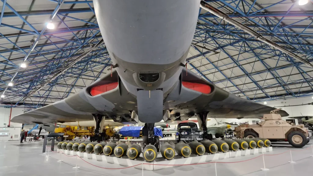 Det mektige Avro Vulcan og 21 bomber