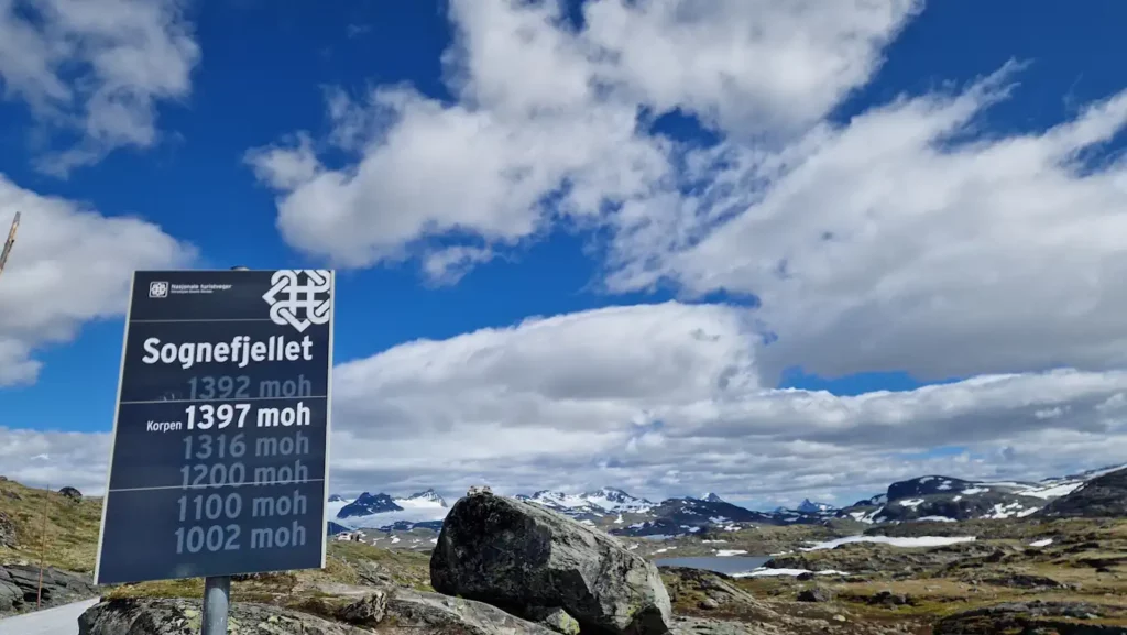 Korpen 1397 moh. på Sognefjellet