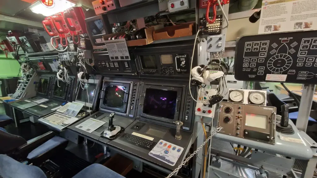 Operasjonssentralen på KNM Narvik (F304)