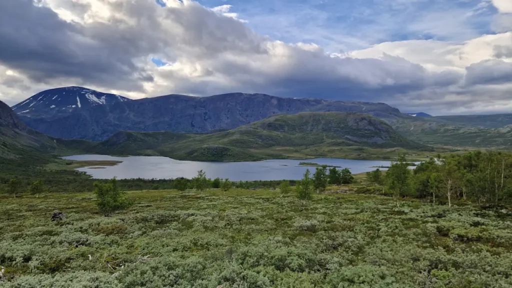 Besseggen sett fra Valdresflye