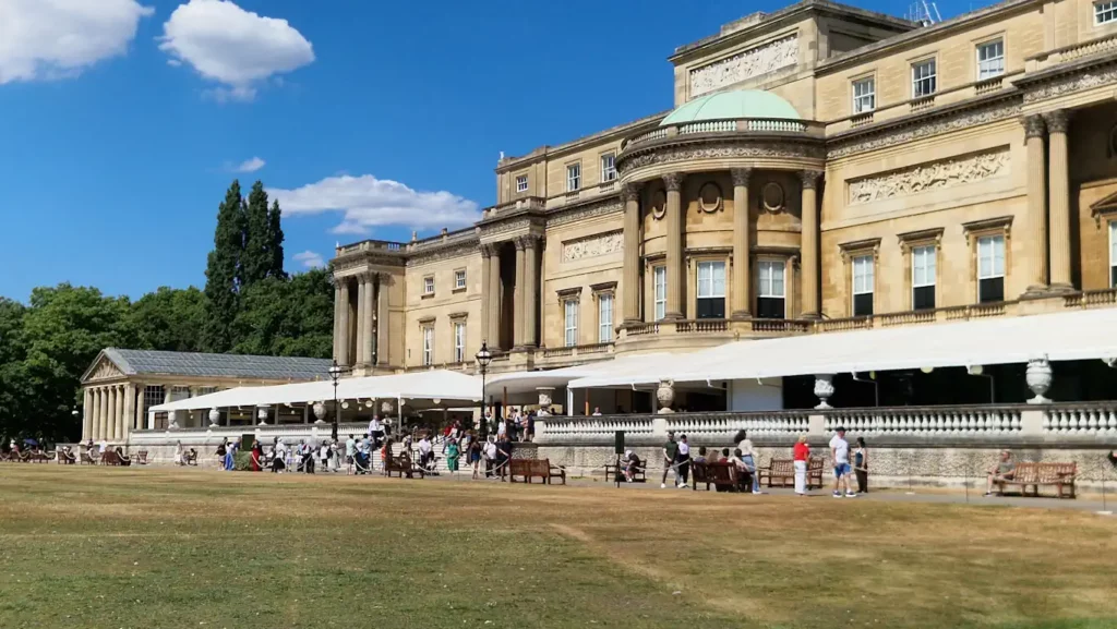Garden Café på vestfløyen i Buckingham Palace