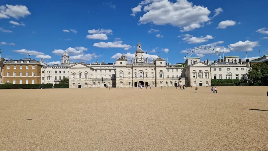 Horse Guards sett fra Horse Guards Parade